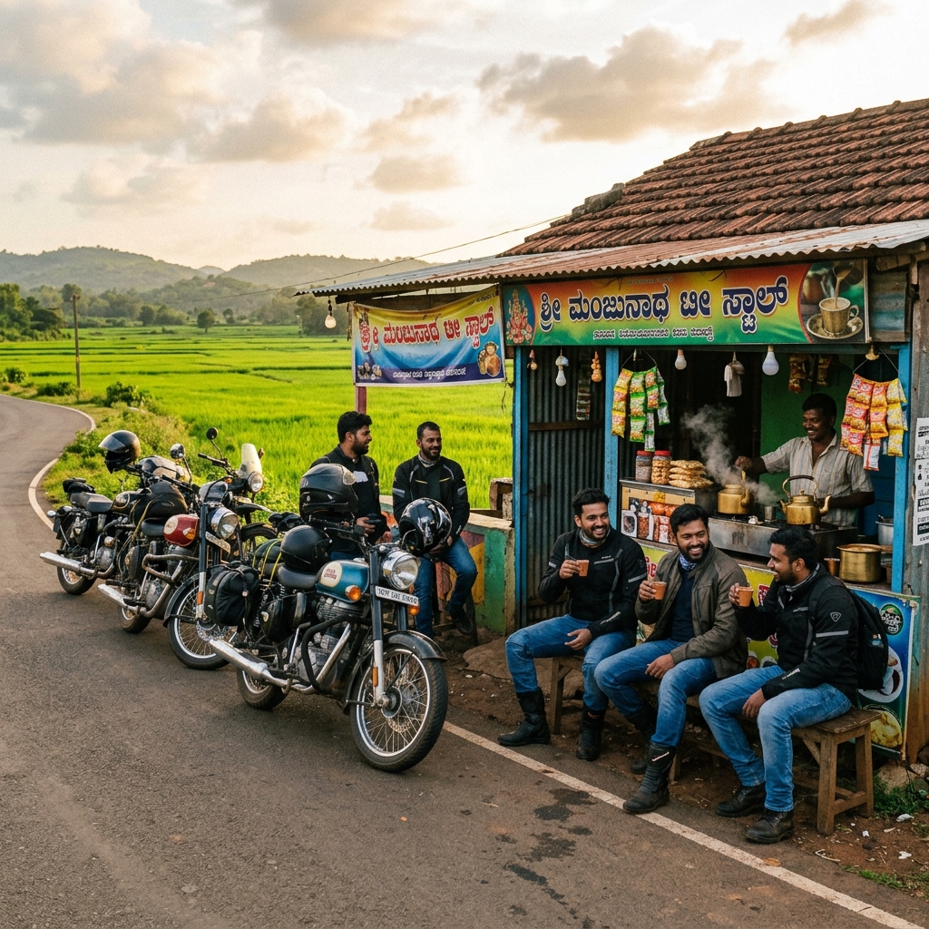 The Himalayan taking a chai break on the way